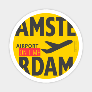 Amsterdam yellow Magnet